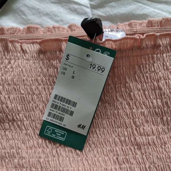 Blush Pink H&M Long Sleeve Top - Picture 4 of 4